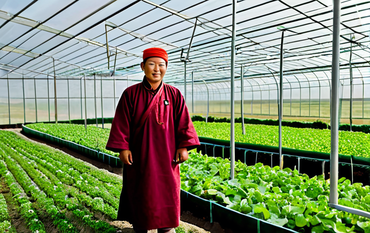 몽골과 관련된 국제 이벤트 - Sustainable Agriculture in Mongolia**

"A Mongolian farmer, fully clothed in traditional deel (robe)...