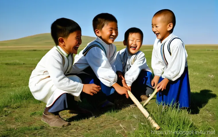 몽골 유목민과 교류하는 법 - **Prompt:** A majestic and expansive view of the Mongolian steppe during the soft glow of golden hou...